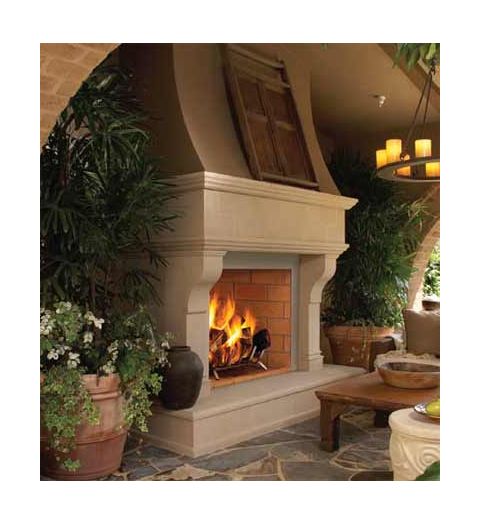 Vantage Hearth 36" Oracle Wood Burning Fireplace -Red HB- VJM36HRA
