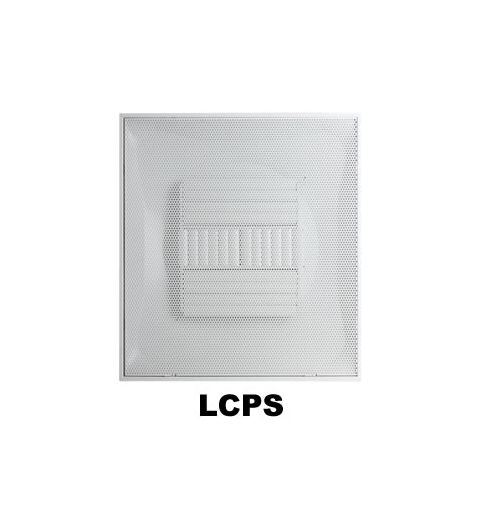 Metal-Fab Light Commercial-Curved Blade Perforated Supply W/8 In Collar - LCPS8
