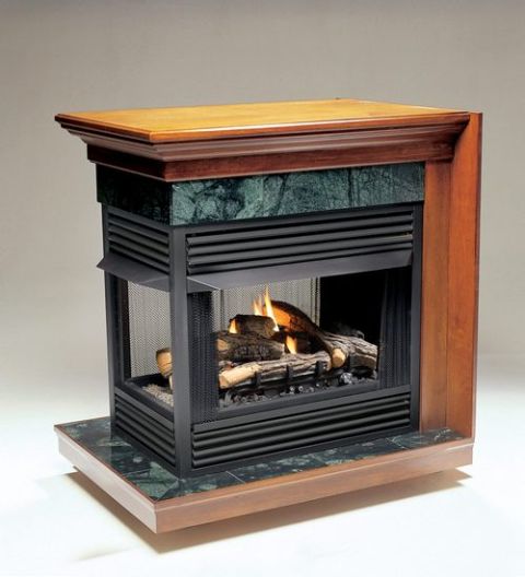 Kingsman Zero Clearance Universal Multi-Sided Vent Free Fireplace - MVF40