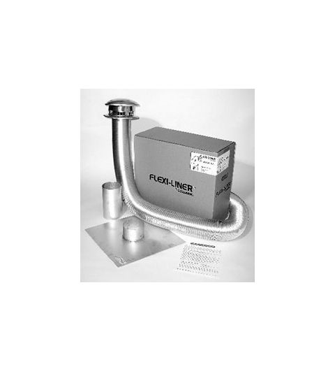 Selkirk 8'' Flexi-Liner 35' Kit Aluminum - 1780035 - AF35-08