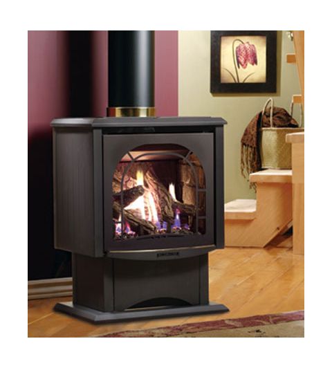 Kingsman Free Standing Stove - Pedastal - IPI - Black - FDV200PLPE