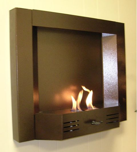 Sunjel Milan Copper Vein Plasma Wall Art Gel Fireplace - Milan-Copper