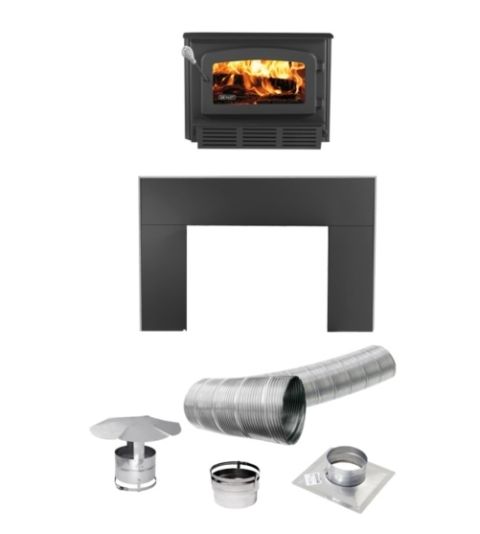 Drolet Escape 1400 Wood Insert Trio - DB03122