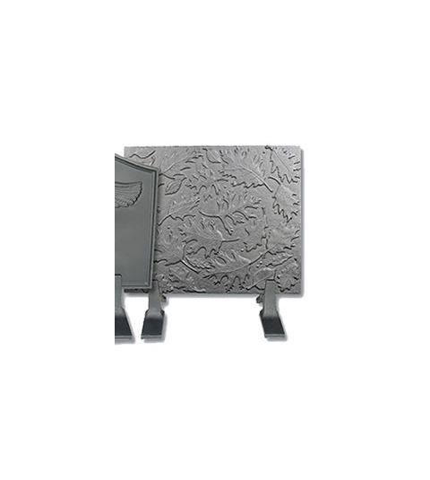 HomComfort Leaves Cast Iron Fireback - CIFBLV