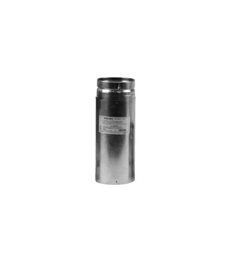 Selkirk 4" VP Pellet Pipe Ez Aj 12" Adj. Len - Black - 4VP-EZAJ12B
