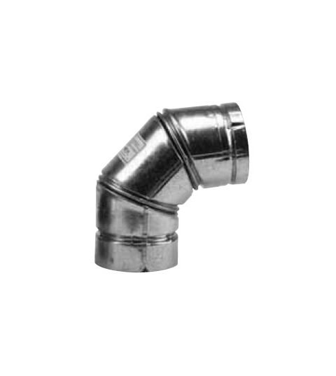 Selkirk 4" VP Pellet Pipe 90 Degree Elbow - Black - 4VP-90 ELB