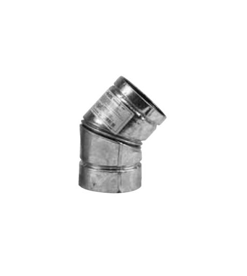 Selkirk 3" VP Pellet Pipe 45 Degree Elbow - 3VP-45 EL