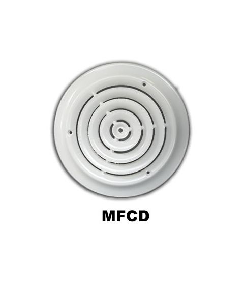 Metal-Fab Ceiling Diffuser 10 Inch Round - MFCD10RW