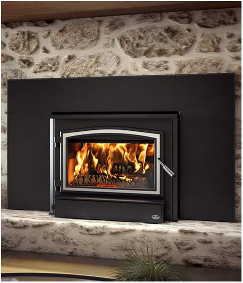 Osburn 3500 Wood Insert With Nickel Door - Large Surround - OB03510