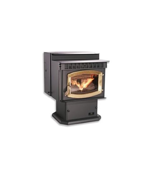 Breckwell P24FS The Blazer Deluxe Freestanding Pellet Stove - SP24PD