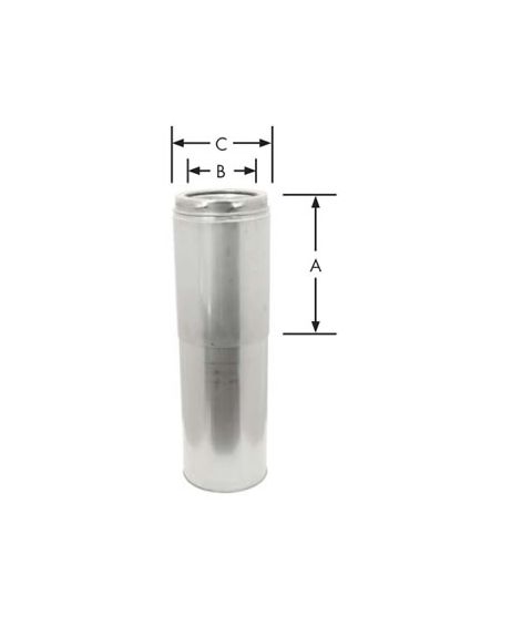 Selkirk 6" SuperPro 6"x12" Adjustable Length 2" to 9.5" - SPR6AL12