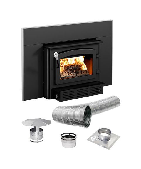 Drolet Escape 1800-I Wood Insert Trio (35 FT) - DB03128K