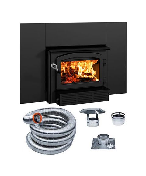 Drolet Escape 1500-I Wood Insert Trio - DB03137K