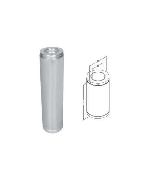 Selkirk 7" SuperPro 12" Chimney Pipe Length - SPR7L12