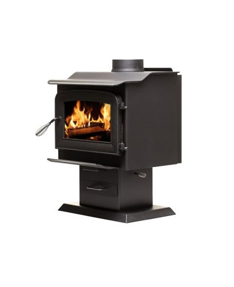 Ashley Hearth Products AW1120E-P EPA Certified Pedestal Wood Stove - AW1120E-P