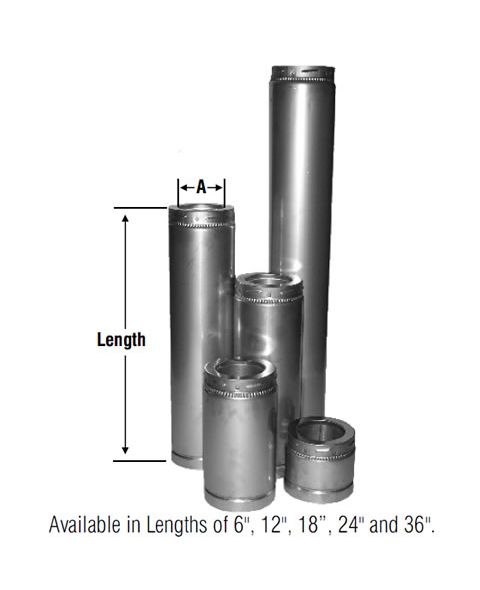 Selkirk 4 Model HT 12 Pipe Length - 204012U