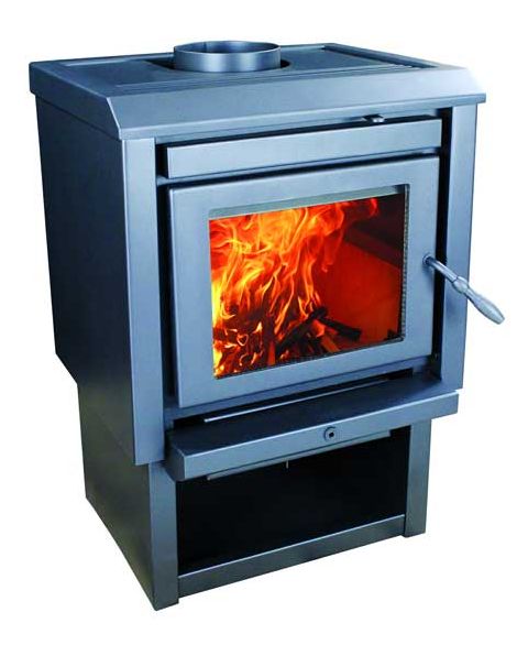Bosca Wood Stove - Gold 400 BL Pedastal - BCWG400BL