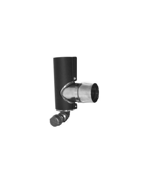 Selkirk 4'' Direct-Temp Multi-Fuel 4'' Tee w/ Vacuum Cleanout Cap / Shield - 9416DTMB