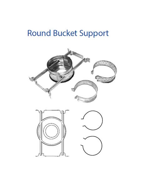 DuraVent 5 B-Vent 5-6 Round Support - 5BVRS6
