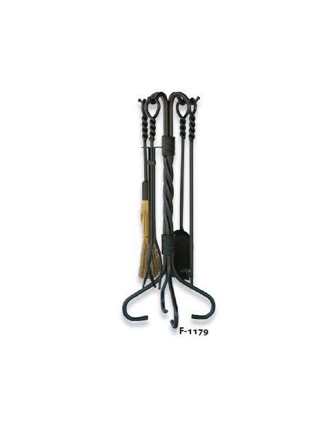 5 Piece Olde World Iron Ring/Swirl Fireset