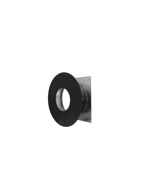 Selkirk 4x6 Direct-Temp Wall Thimble - Black - 4DT-WTB