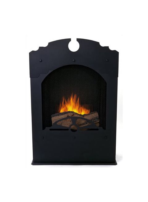 Sunjel Lakeside Stove Gel Fireplace - Matte Black Finish - Lakeside