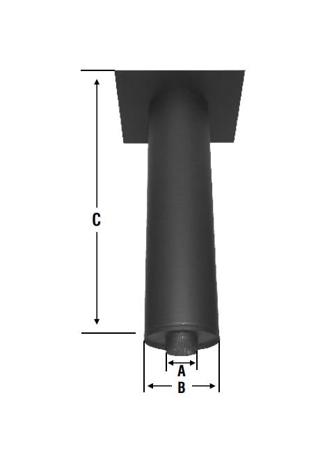 Selkirk 4 Model HT Long Ceiling Support - HT4LCS