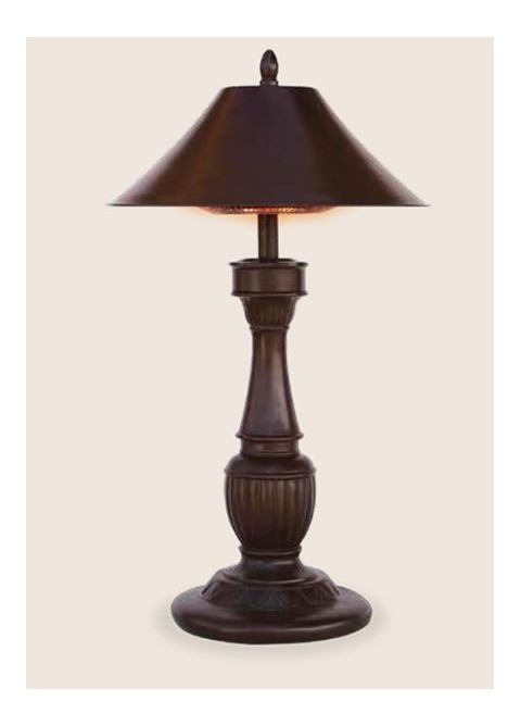 Uniflame Table Lamp Electric Heater  Northgate - EWTR720SP