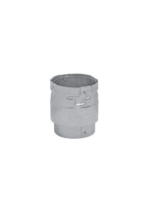 Metal-Fab Pellet Stove Adapter 4" - Black - 4PSAB
