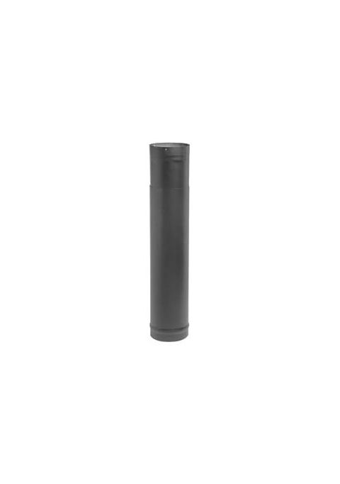 Metal-Fab Black Pipe 6" x 66" Telescope Length Single Wall - 6SWTL66