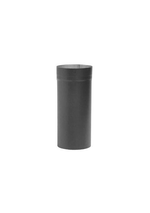 Metal-Fab Black Pipe 6" x 14" Slip Connector Single Wall - 6SW14S