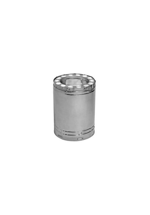 Metal-Fab Temp Guard Chimney Pipe 10" x 36" Stainless Steel 10TGS36