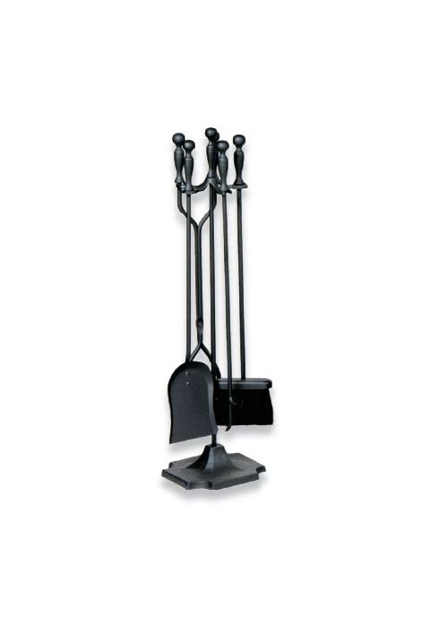 Uniflame 5 Piece Black Fireset (F-1188) - T51030BK