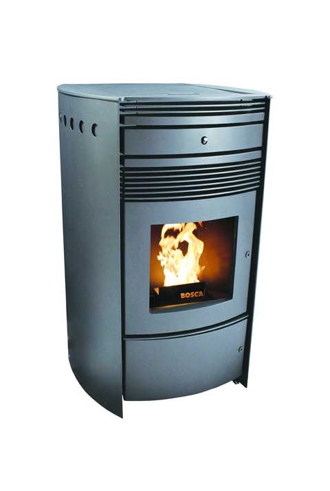 Bosca Pellet Stove - Spirit 500 Black - 40lb Hopper - BCPS500BL