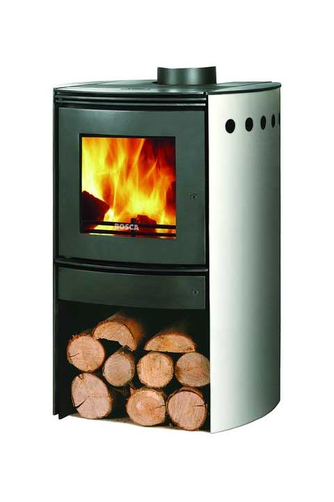 Bosca Wood Stove - Spirit 550 Stainless Euro - BCWS550SS