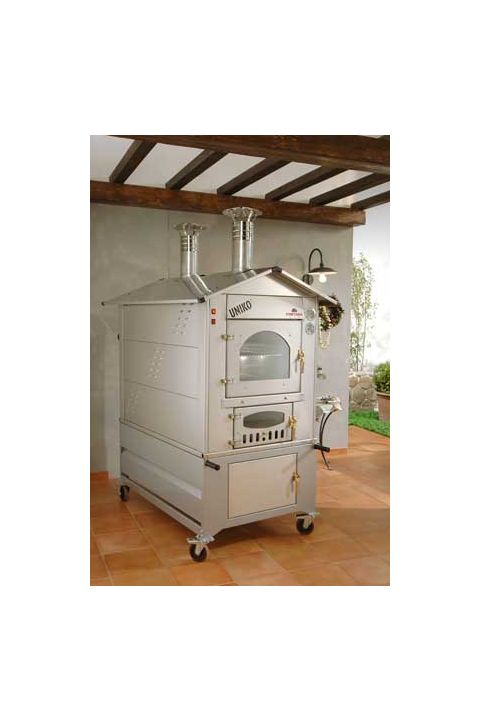 Fontana Forni Uniko (Stainless) Wood Fired Pizza Oven - UNIKOEST