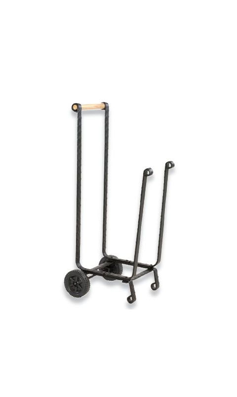 Uniflame Large Black Log Rack with Wheels - W-1151
