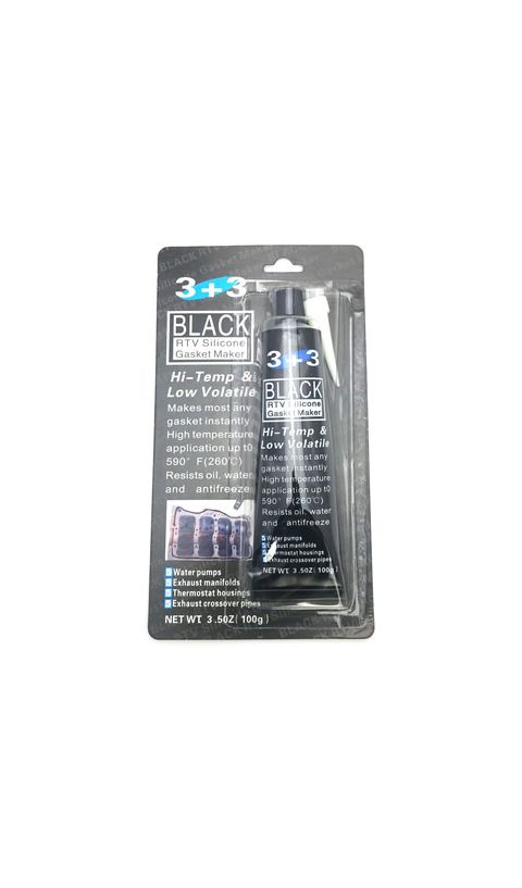 NBK Aftermarket SILICON SEALANT RTV 3 OZ TUBE - BLACK - 20080-1/OEM-SEALANT