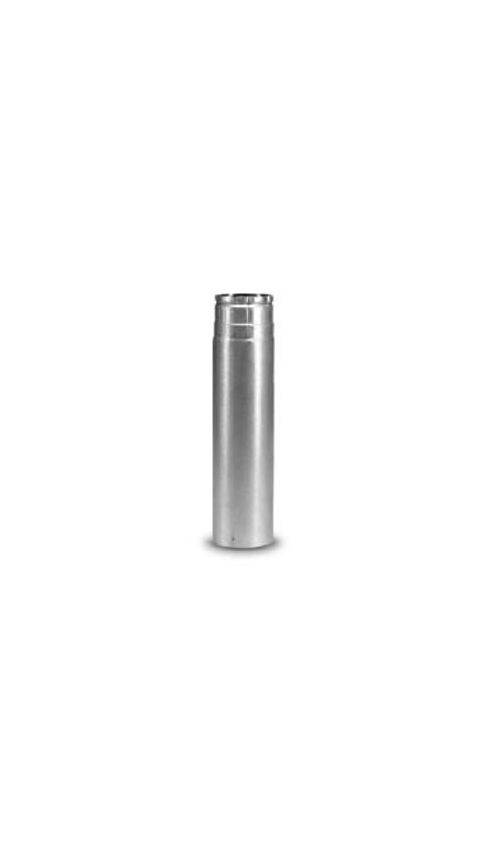 Security Chimneys 4'' SPX Pellet Vent Pipe Length Adjustable 12'' - 4SPXL3A12