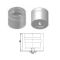 M&G DuraVent 12" FasNSeal W2 Double Wall Drain Fitting- W2-DF12