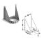 Security Chimneys 6'' Secure Temp ASHT Offset Support / Wall Support - 6SO