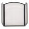 Uniflame 3 Fold Black Wrought Iron Arch Top Medium Screen - S-1506