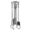 5 Piece Stainless Steel Fireset with Twist Handles - F-7703