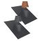 M&G DuraVent 2" PolyPro Adjustable Roof Flashing (Polypropylene) - Black - 2PPS-F12