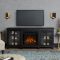 Real Flame Marlowe Electric Entertainment Fireplace in Black - 2770E-BK