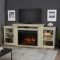 Real Flame Tracey Grand Entertainment Center Electric Fireplace in Black - 8720E-DSW
