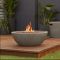 Real Flame Riverside Gas Fire Bowl in Glacier Gray - C539LP-GLG