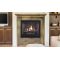 40" Direct-Vent Fireplace, Top/Rear Combo, Front View, Louverless - DRT4240