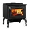 Drolet Escape 1800 Wood Stove On Legs with Black Door - DB03105