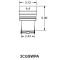 Metal-Fab Corr/Guard 3" D Rheem/Paloma Adapter - Value - 3CGVSWPA